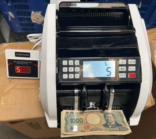 未使用中古 紙幣カウンター 充電式 紙幣計算機 偽札検知機能 新札対応
