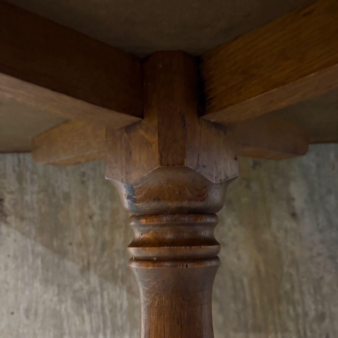 カフェテーブル　センターテーブル　オーク材　①