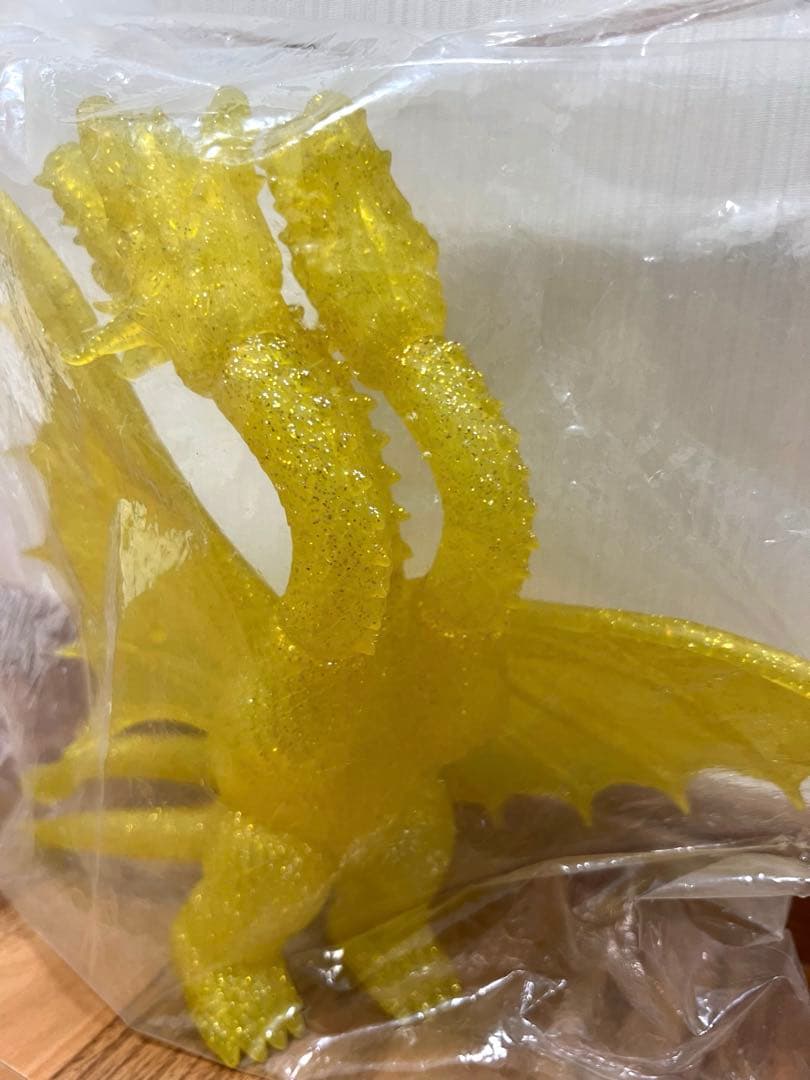 羽沢組 Gメモリーズセレクション ゴジラ キングギドラ　クリアイエロー　ソフビ