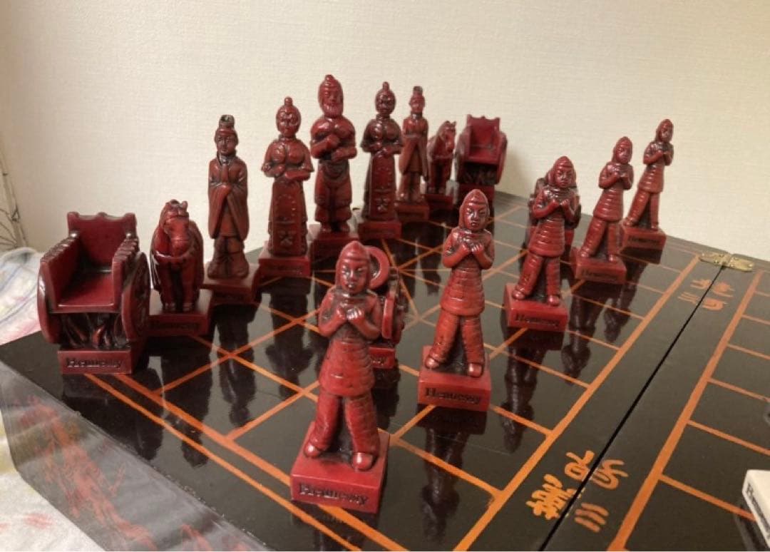 激レア 珍品　Hennessy ヘネシー　中国将棋 シャンチー 象棋コレクション