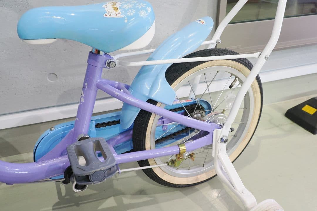 川越市 直接渡し アナと雪の女王 子供用自転車 16インチ　美品