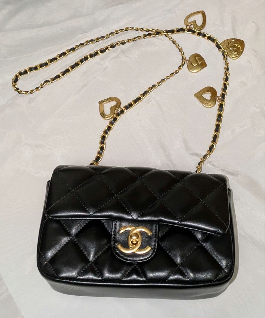 CHANEL シャネル ノベルティ ハートチェーン ショルダー 新品未使用