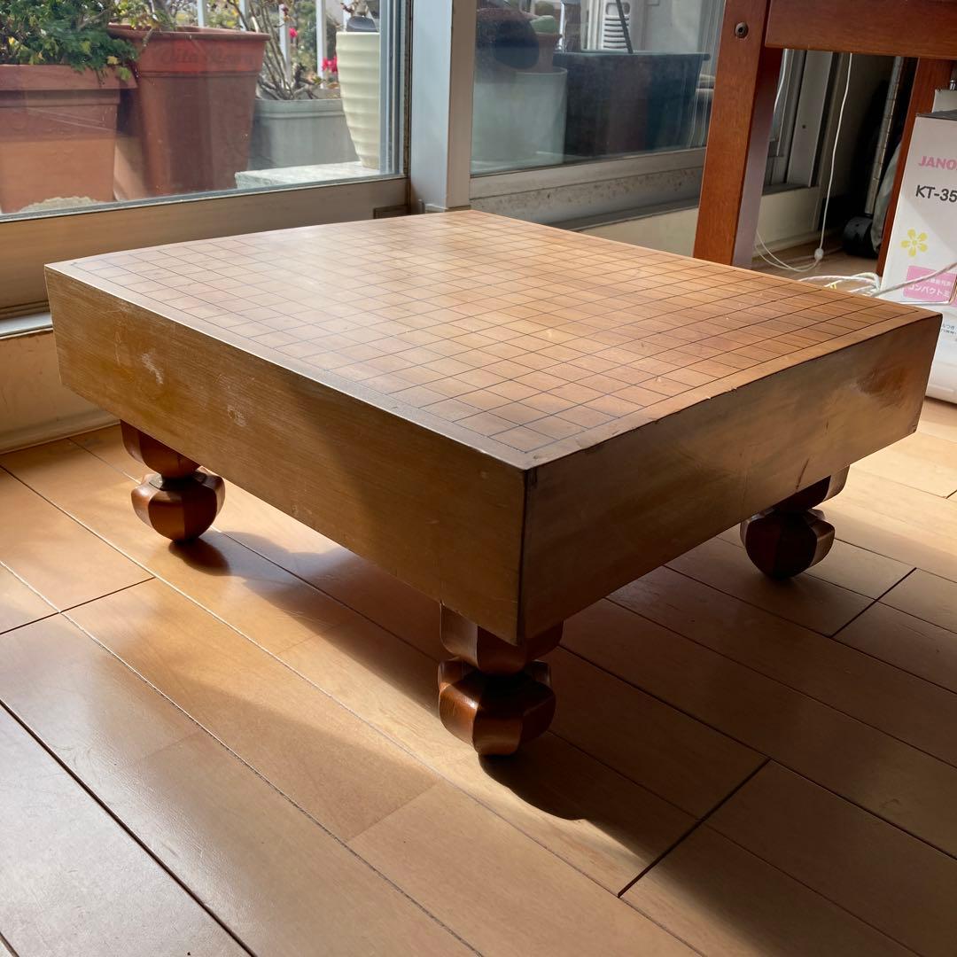 碁盤と碁石　一式セット　ビンテージ　昭和初期　那智黒　本蛤白