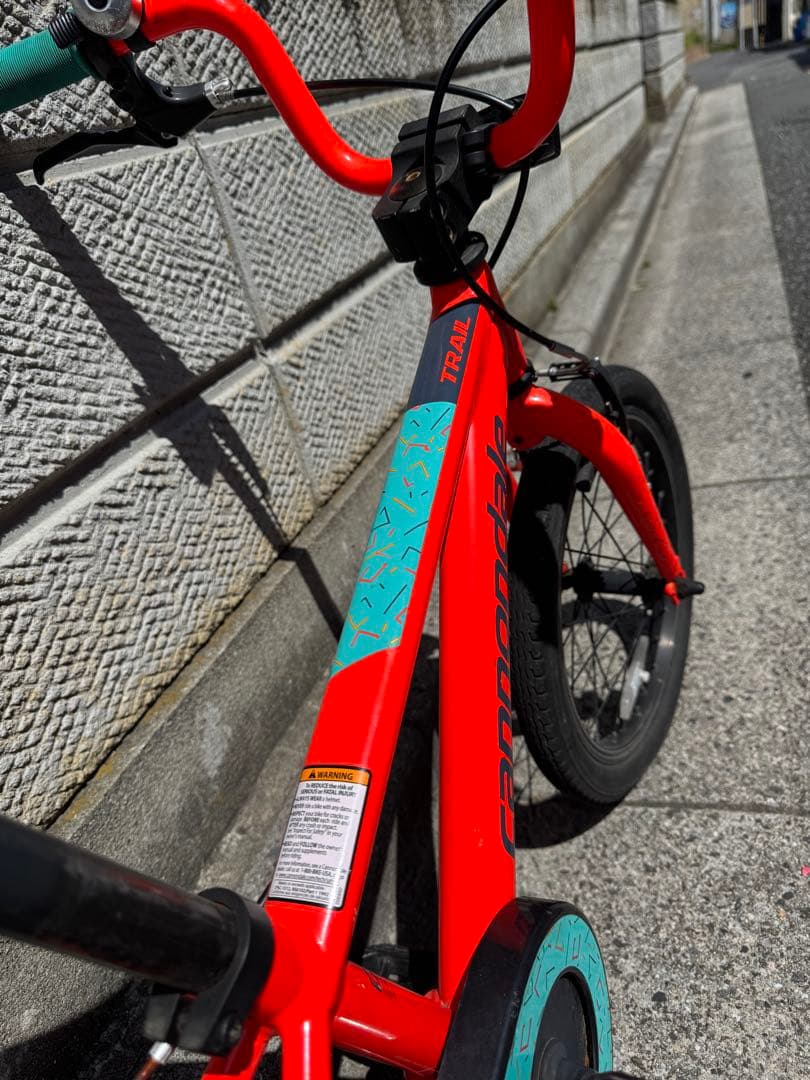 【直接渡し限定】Cannondale Kids Trail 16インチ オレンジ