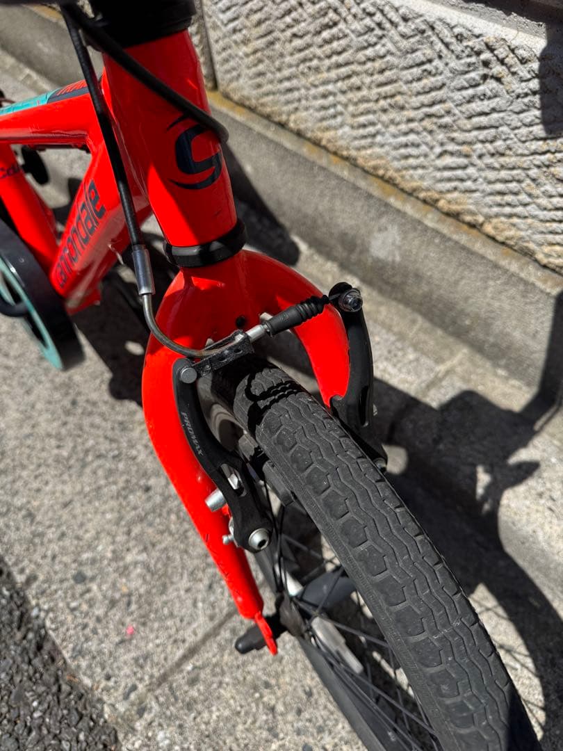 【直接渡し限定】Cannondale Kids Trail 16インチ オレンジ