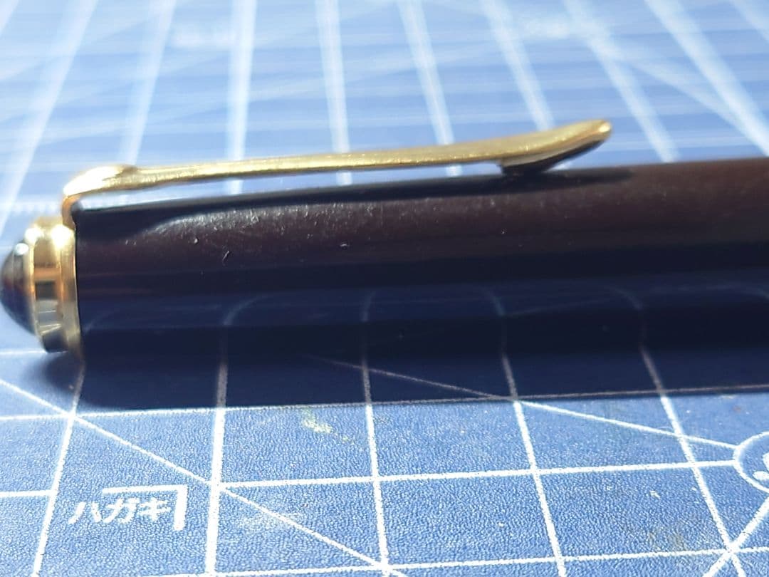 ペリカン 400NN M＆K 茶縞 14C-F 万年筆 中古