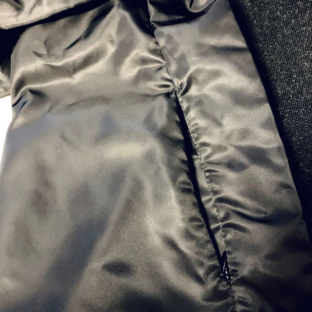 極美品★マスターバニーエディション クルーネック ナイロンニット 5(L) 黒