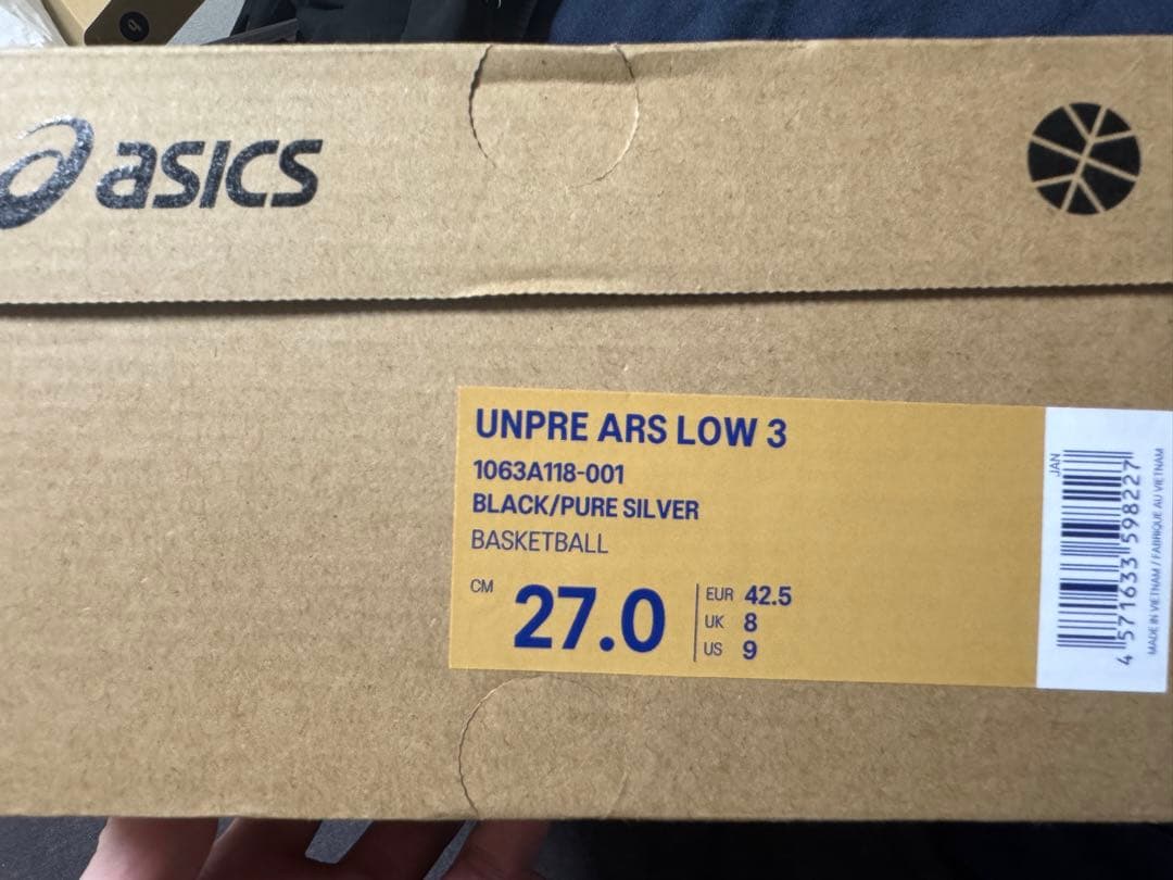 ballaholic/asics アンプレアルス low 3：27cm