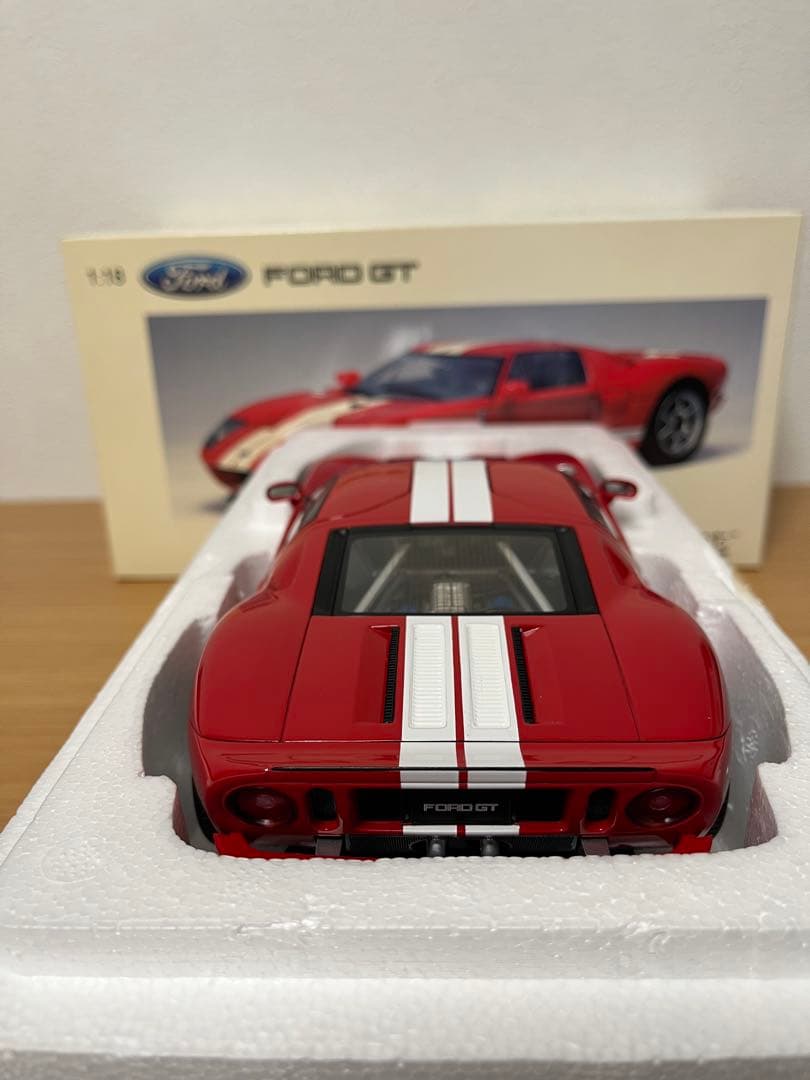 AUTOart ミレニアム 1/18 2005 FORD GT 赤