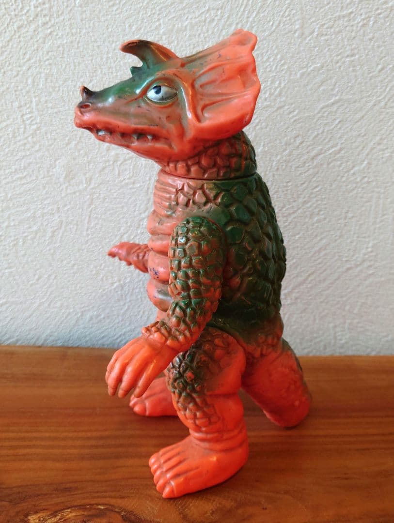 アギラ ソフビ　当時物　円谷プロ　ブルマァク　昭和レトロ　ウルトラマン