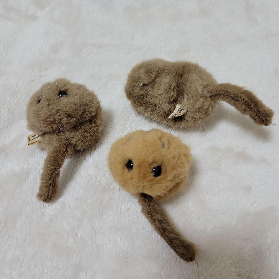 やまね工房　やまね ぬいぐるみ３匹&ハウス