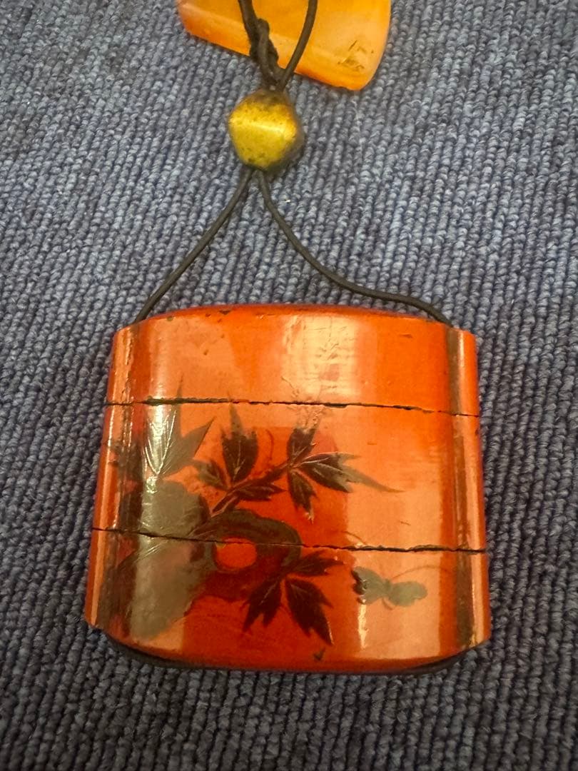 1688  印籠 提げ物 蒔絵　時代物