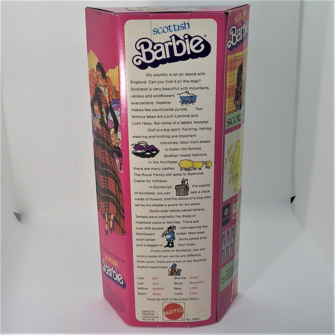 激レア【製造ミスの白い手】　ビンテージ1980年　スコティッシュバービー