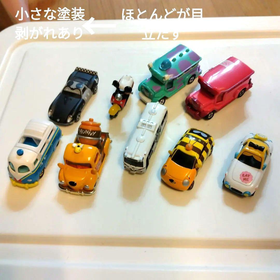 新品同様と小さな塗装剥がれあり混 ディズニー トミカ まとめ売り レア