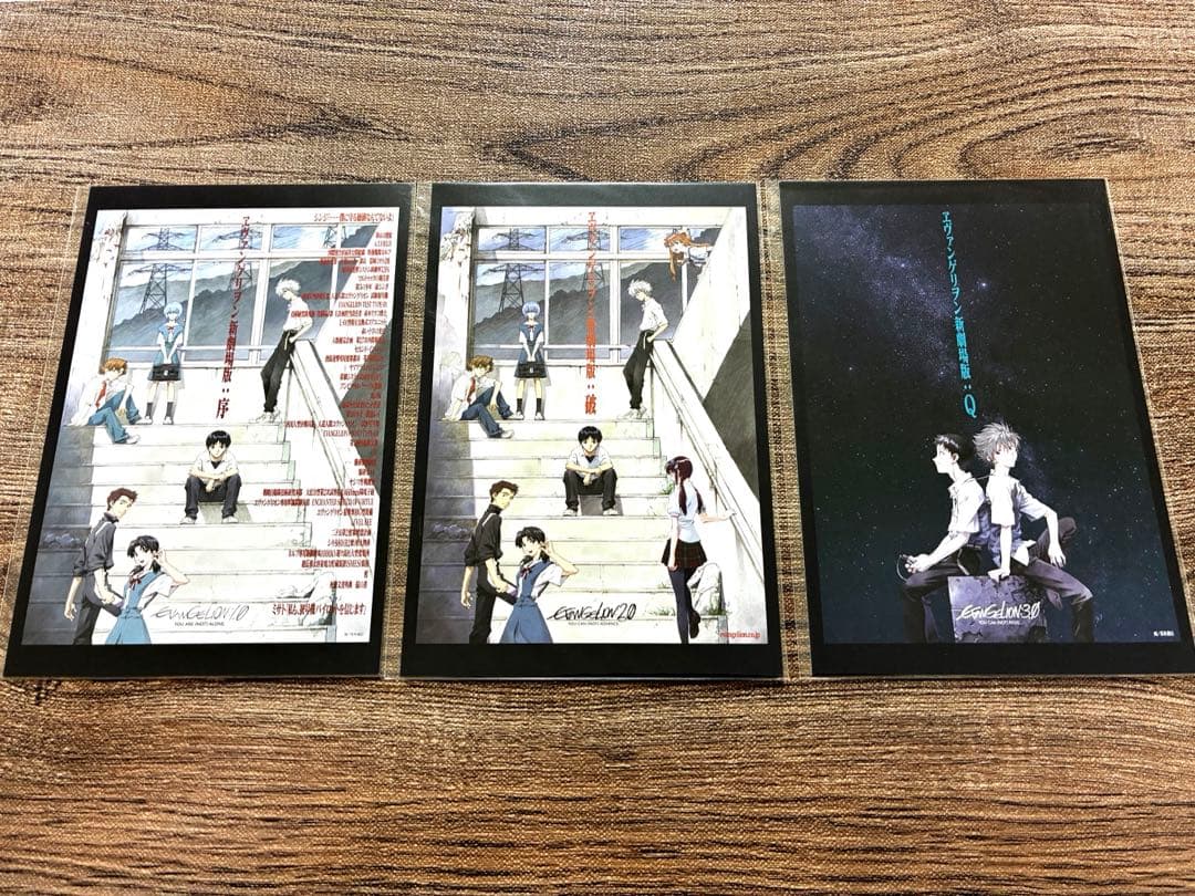 エヴァンゲリオン　ポストカード、ステッカー他　計18点