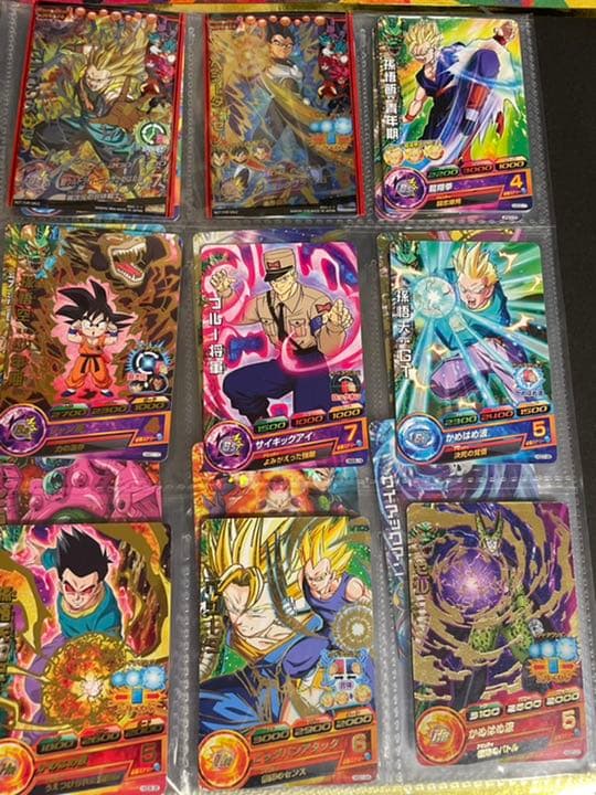ドラゴンボールヒーローズ　バインダー付きカードまとめ売り