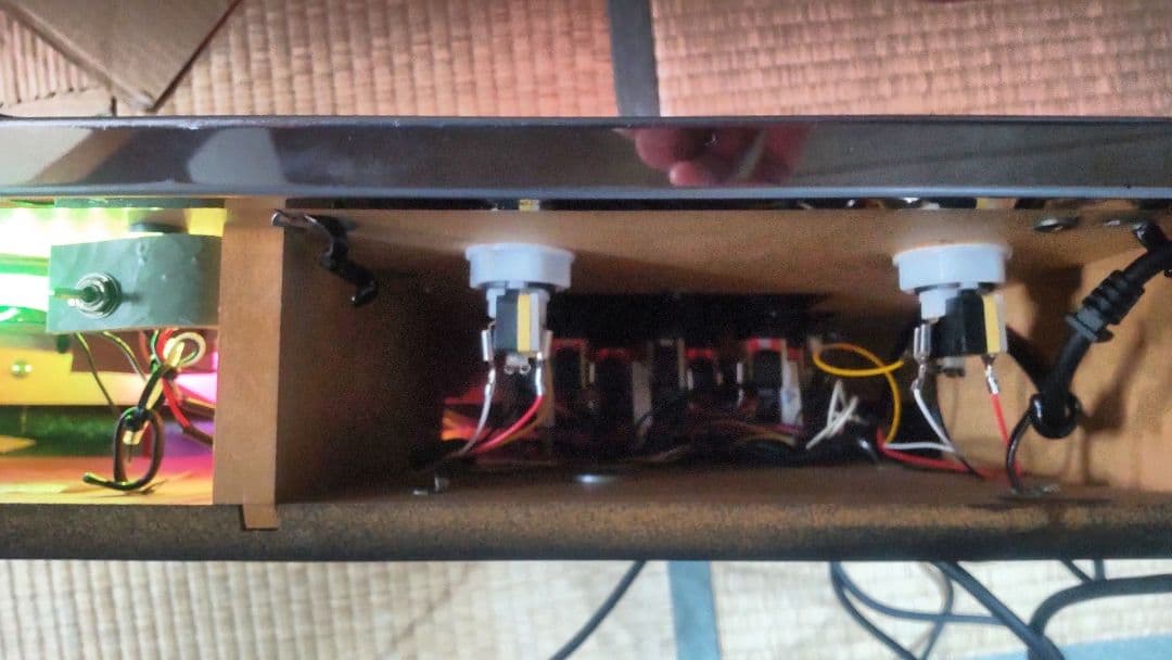 ビートマニア アーケード筐体家庭用仕様 RGBフルカラーLED 三和ボタン多数改