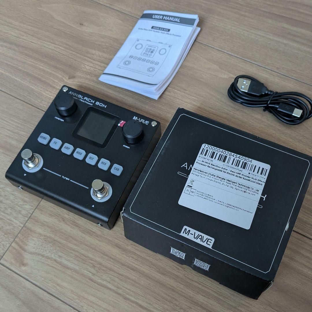 新品 M-WAVE ANNBLACKBOX マルチエフェクター ブラック