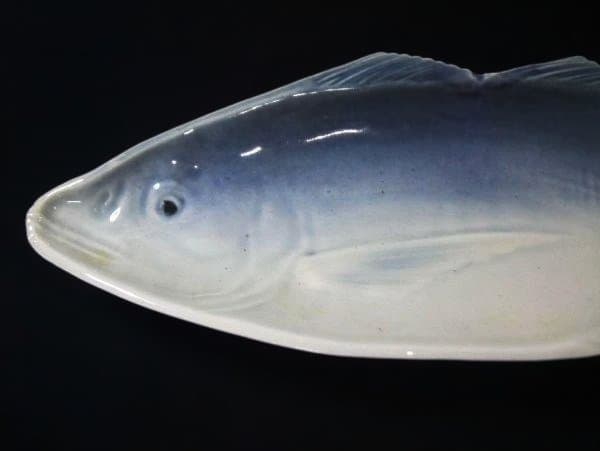 魚皿 アジ皿 刺身皿 染付 魚形皿セット 5枚 陶器製