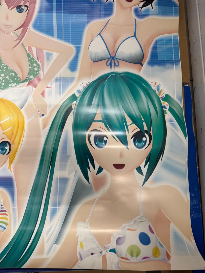 初音ミクProject DIVAf Vita 店頭販促用ポスター2枚セット