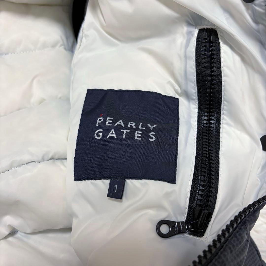 新作 パーリーゲイツ ダウン 迷彩 フード カモ ゴルフウェア ジップ