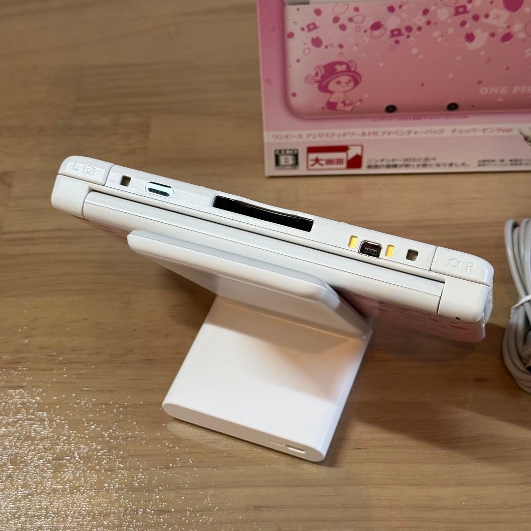 6-058 ニンテンドー3DS LL ワンピース チョッパーピンク 箱付き