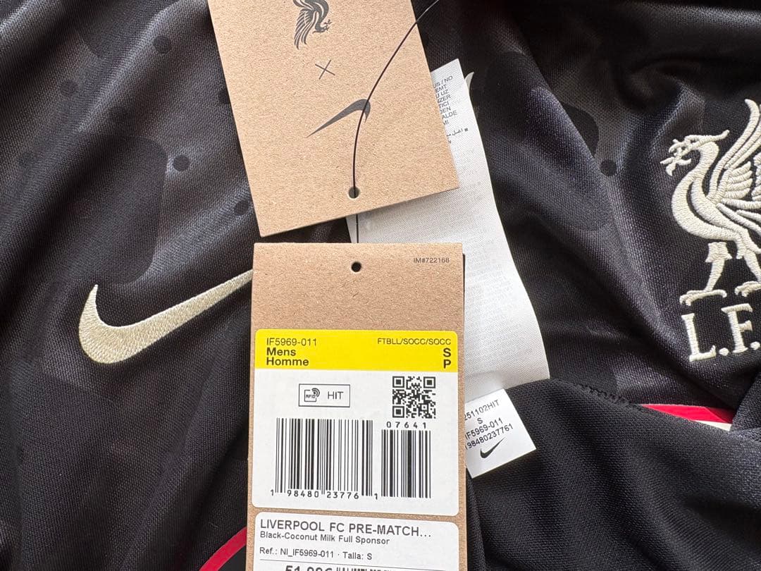 リバプールFC ナイキ エアマックス プレマッチジャージ24-25(新品未使用)