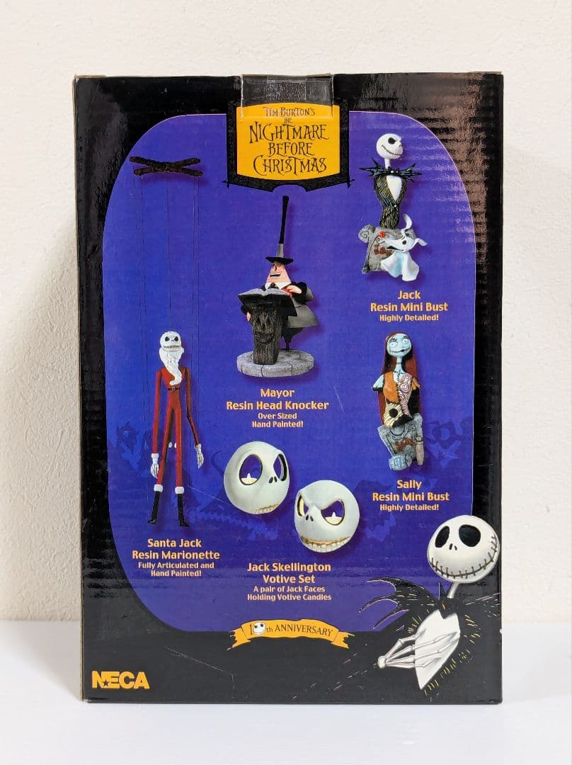 NECA社　ナイトメアー・ビフォア・クリスマス　サンタジャック　ヘッドノッカー