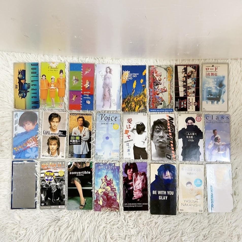 8CMシングルCD 250枚まとめ 邦楽 J-POP ミスチル 長渕剛 ほか★