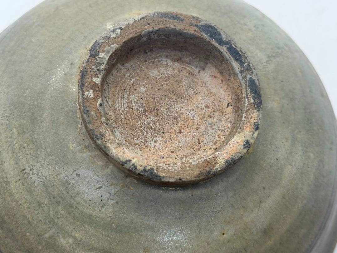 古安南　染付花卉紋お碗① アンティーク　送料込み251114