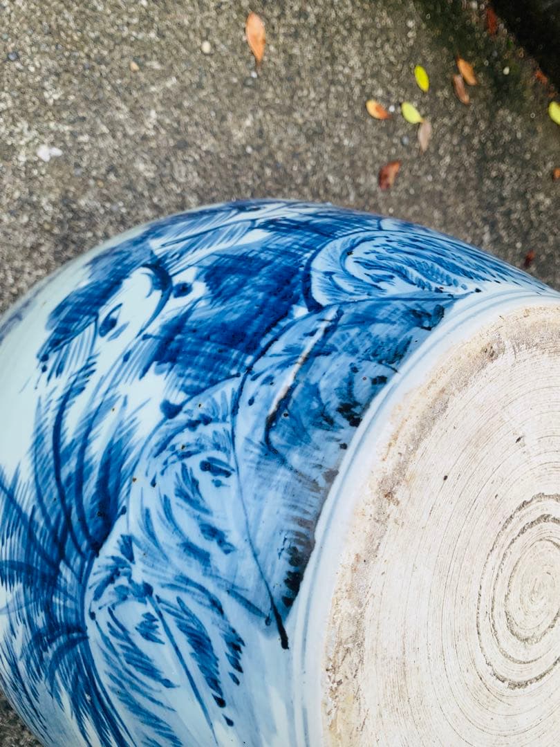 中国清時代染付大缸