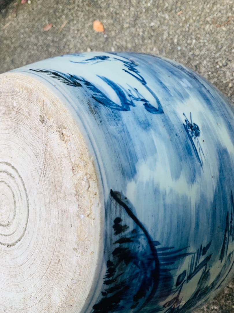 中国清時代染付大缸