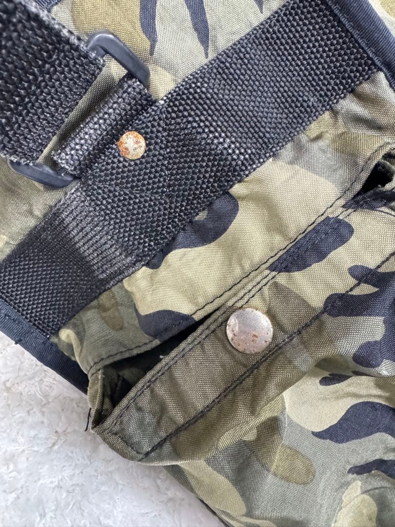 初期A BATHING APE / ベイシング エイプ　レコードバッグ　カモフラ