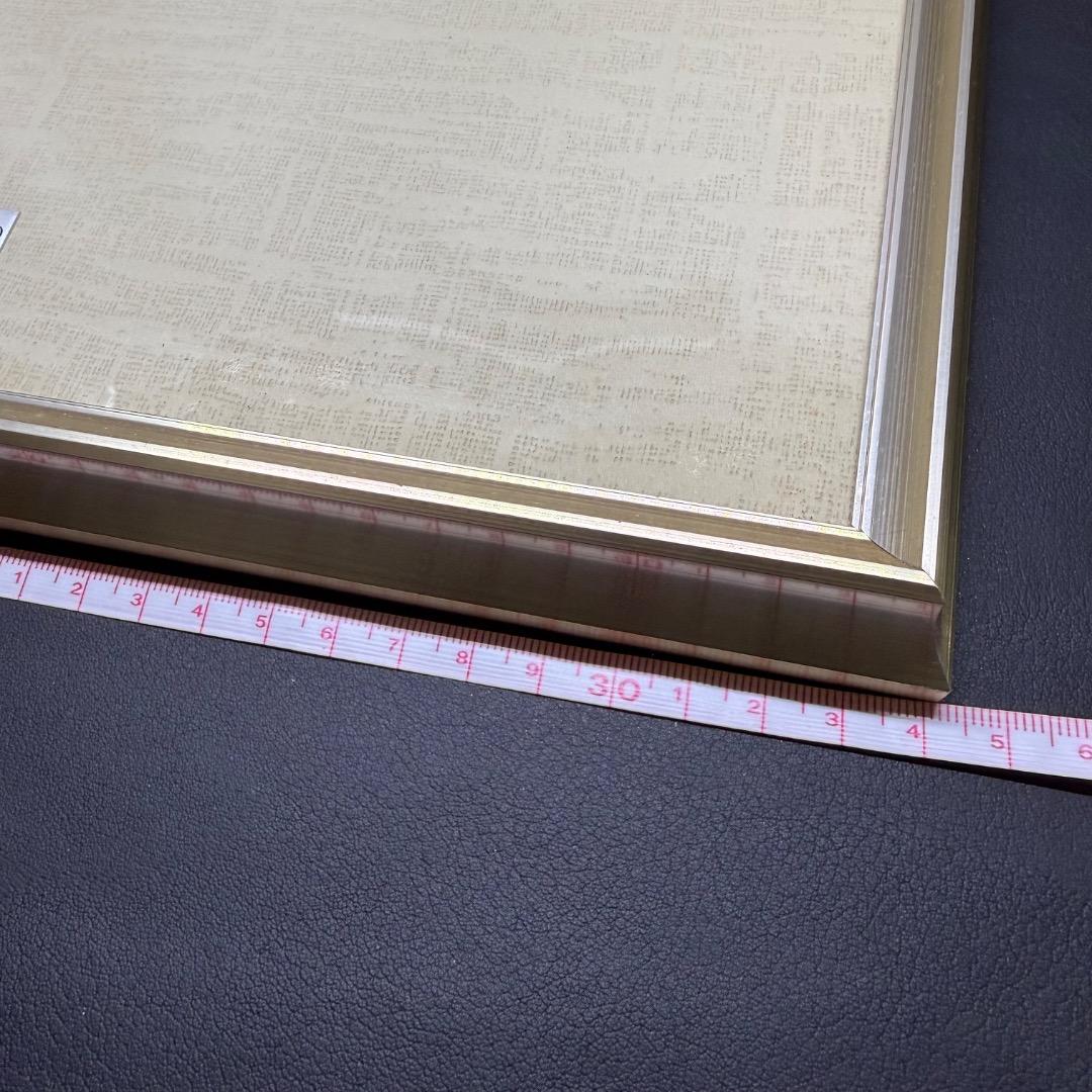 ◉Nb左1003 takehiko 武比古作 宝船 純銀 額装品 絵画 額縁