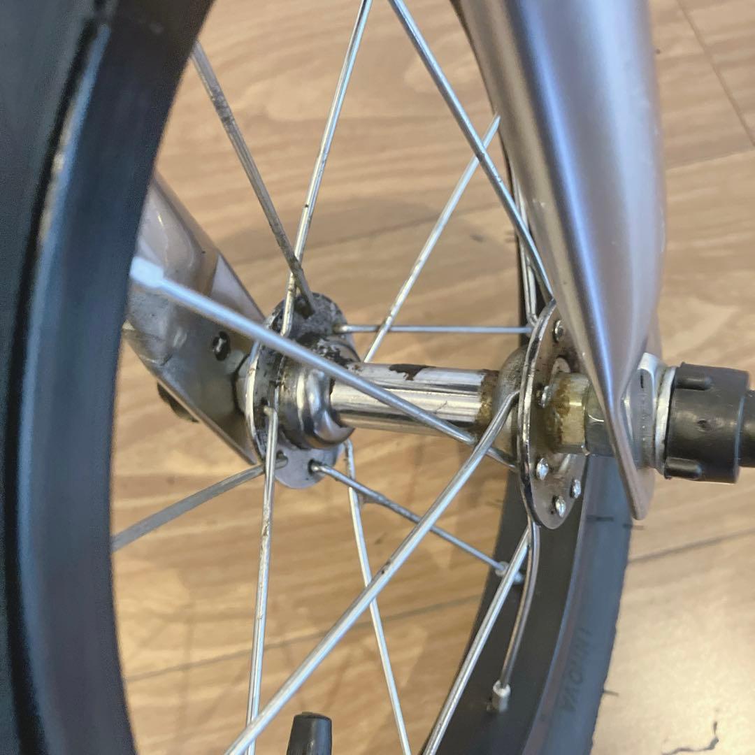 【美品】Henshin Bike へんしんバイク2 12インチ 青スタンド付