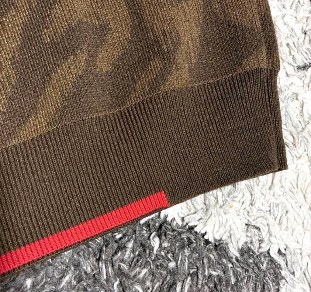 新品　NEW BALANCE GOLF メンズ ゴルフニット　総柄　　サイズ7