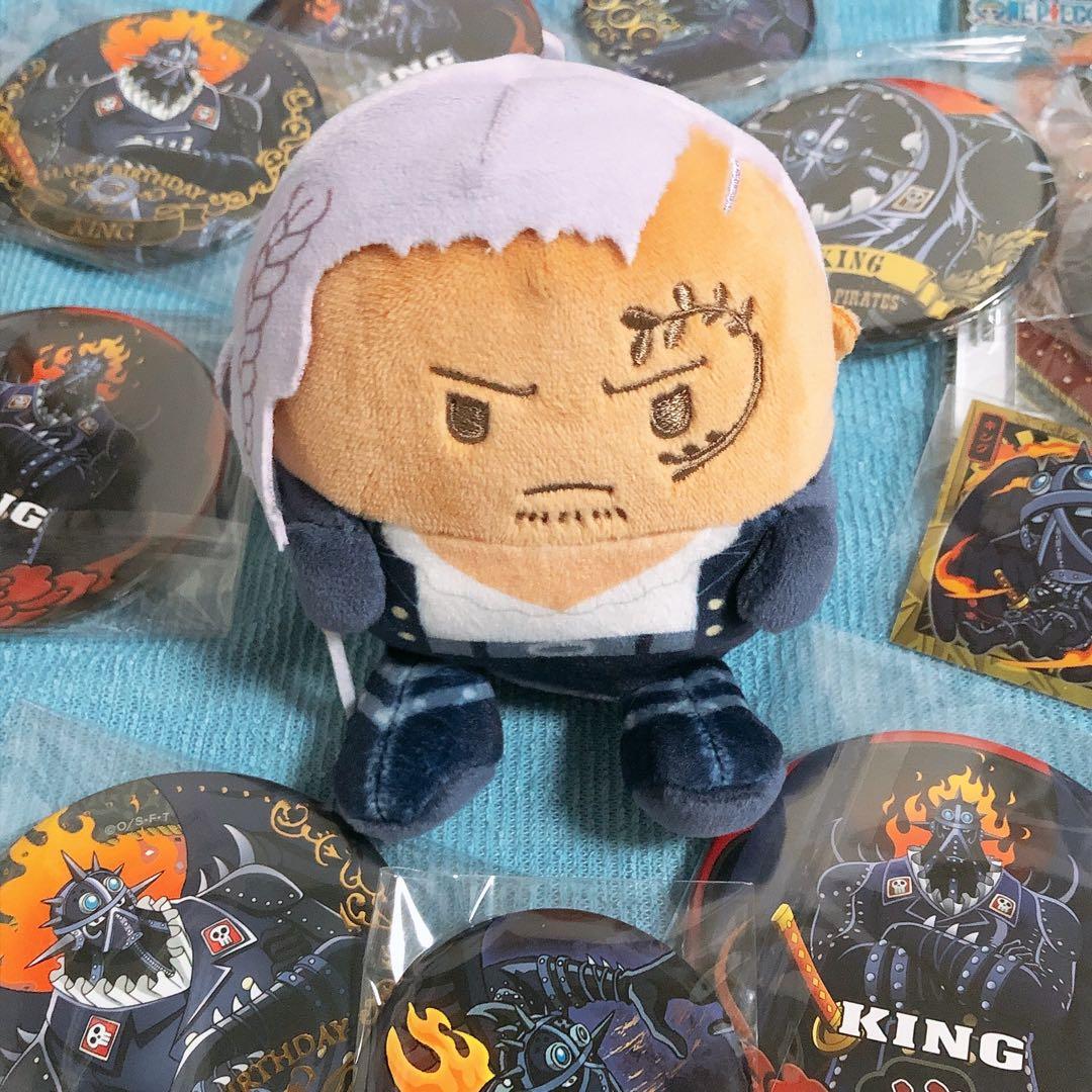 ONEPIECE キング 麦たま アルベル 缶バッジ アクスタカイドウ まとめ