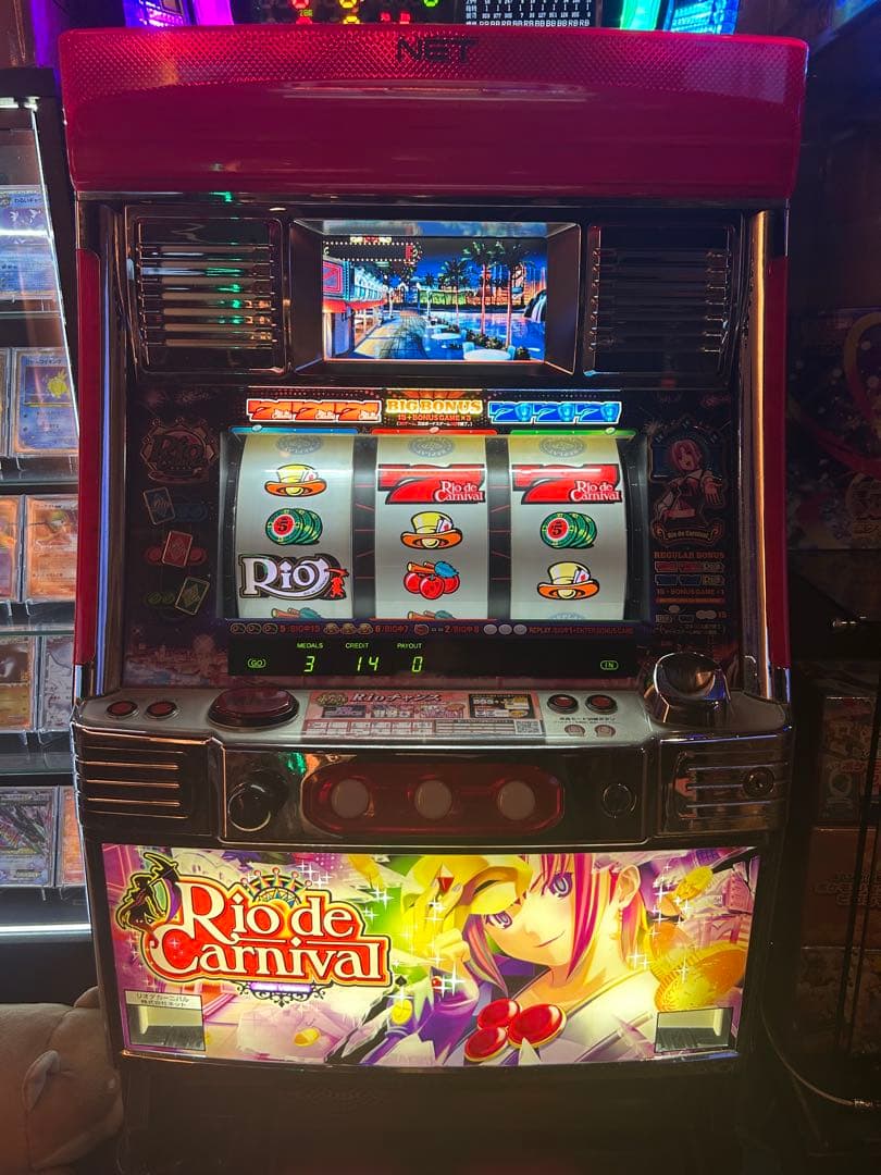 パチスロ4号機　リオデカーニバルフルセット送料無料　値下げ