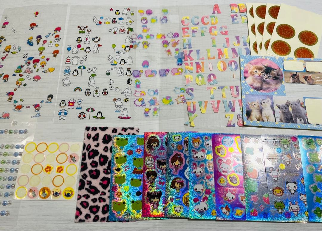 平成レトロ　シール帳完成品　フレークシール　まとめ売り