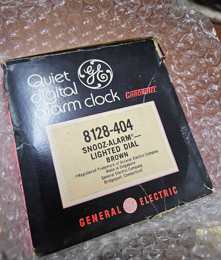 US Vintage General Electric フリップ時計 8120