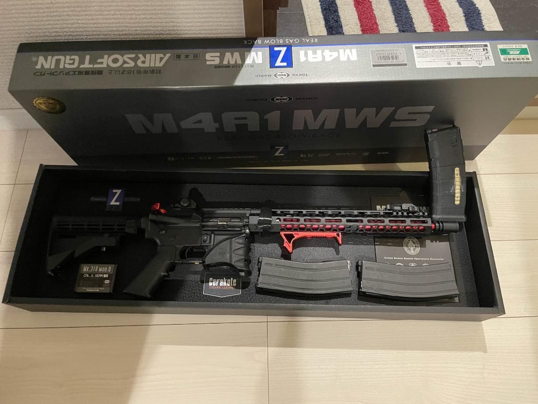 東京マルイ　GBB M4 MWS　内部/外装カスタム品