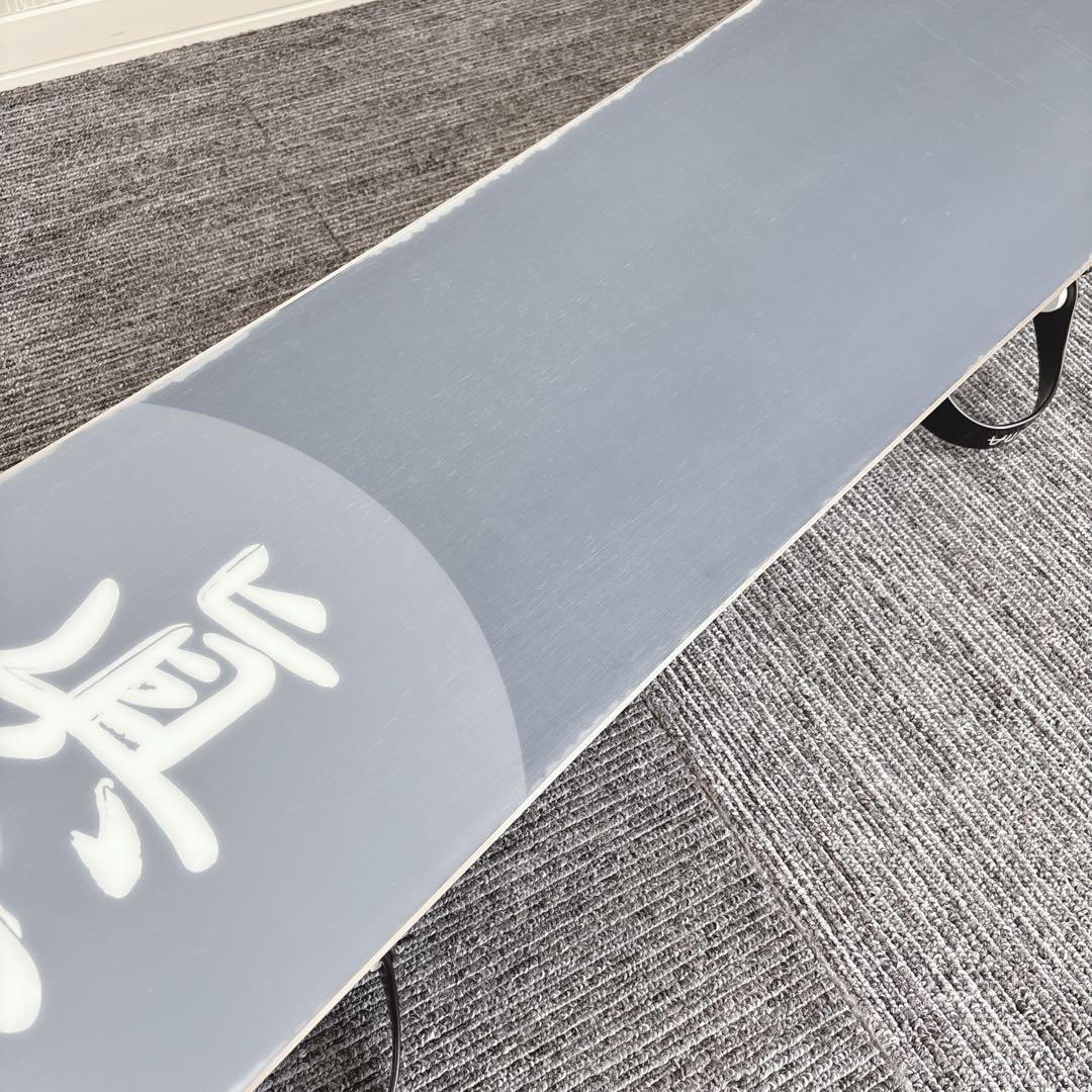 61美品❗️超豪華❗️眞空雪板等/風眞モデル スノーボードセット★155cm+ビン付