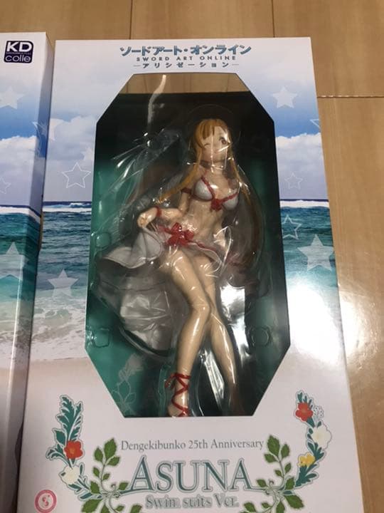 ソードアート・オンライン SAO アリス アスナ 水着 フィギュアセット