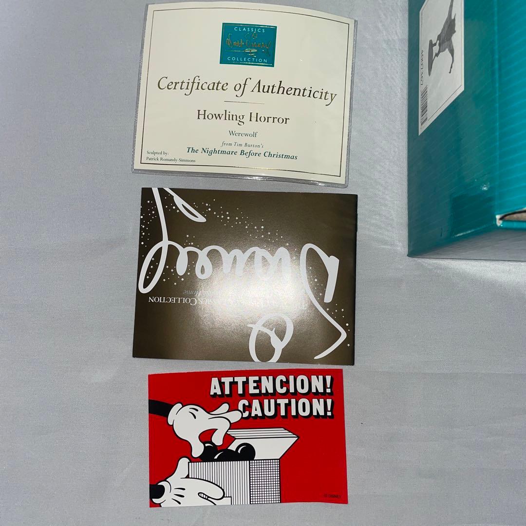 【激レア】　WDCC ナイトメア　クリスマス　ウェアウルフ