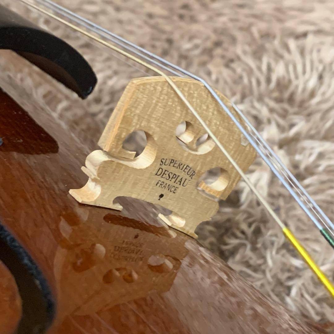 極美品 バイオリン ホレイシオ・ルカ V-100 (4/4)肩当 弓・ケース付属