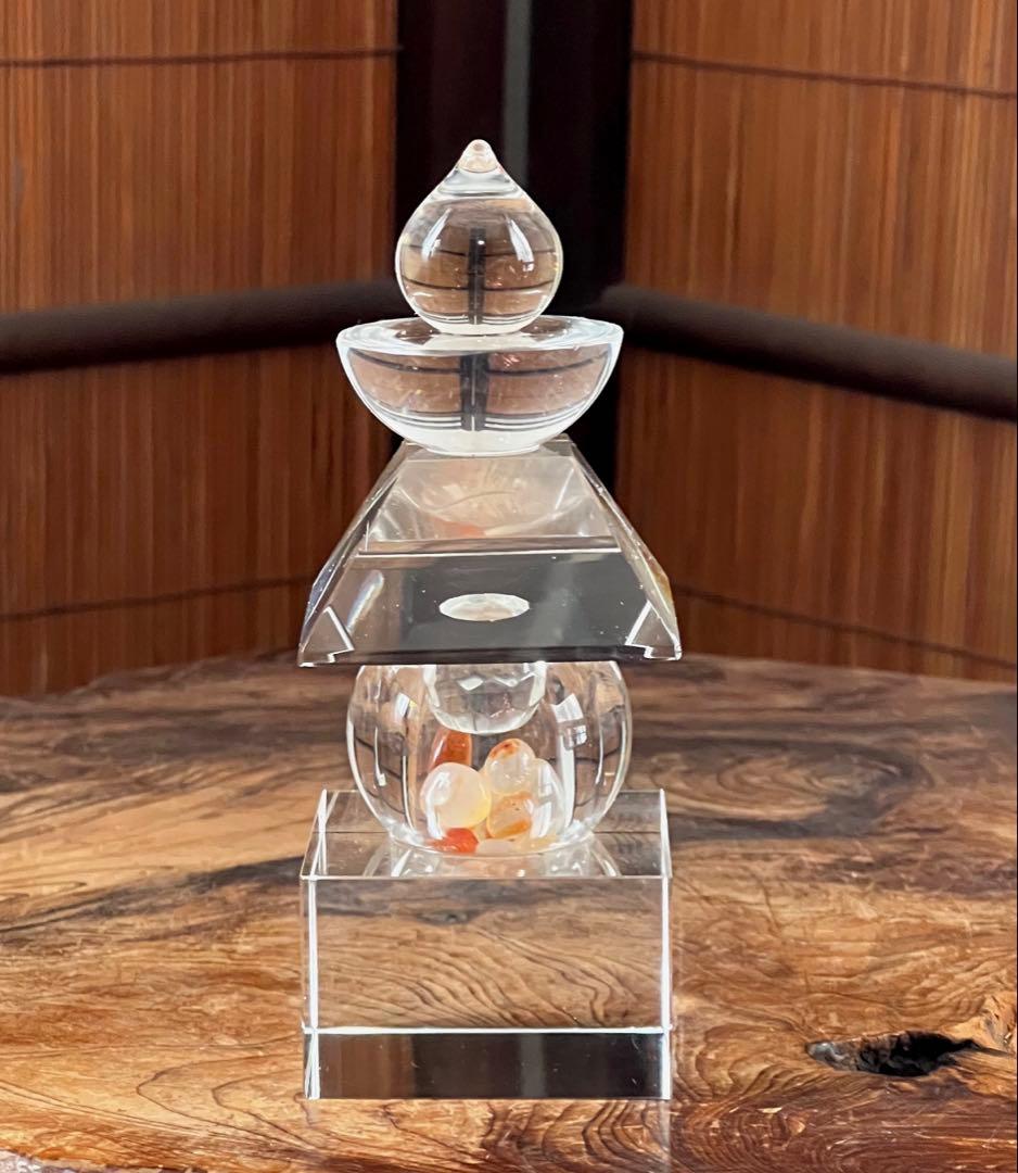 仏教美術 五輪塔 舎利塔 クリスタル