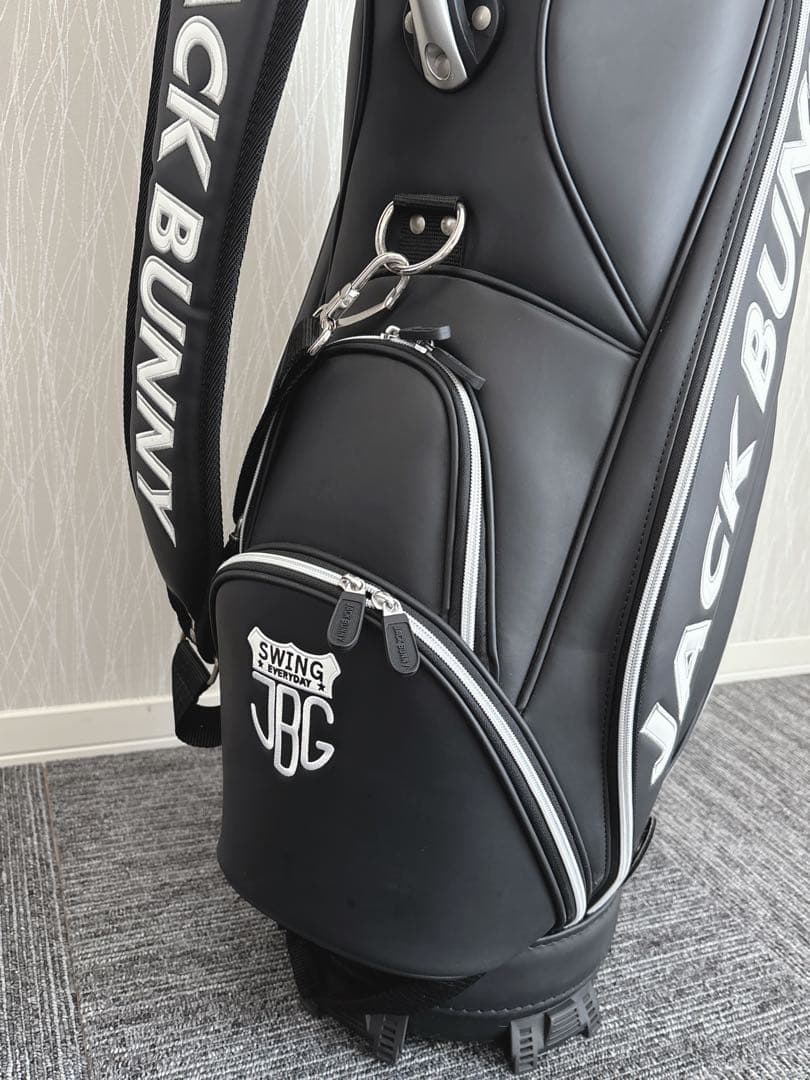 美品❗️JACK BUNNY/ジャックバニー 9型 合成革製キャディバッグ 希少