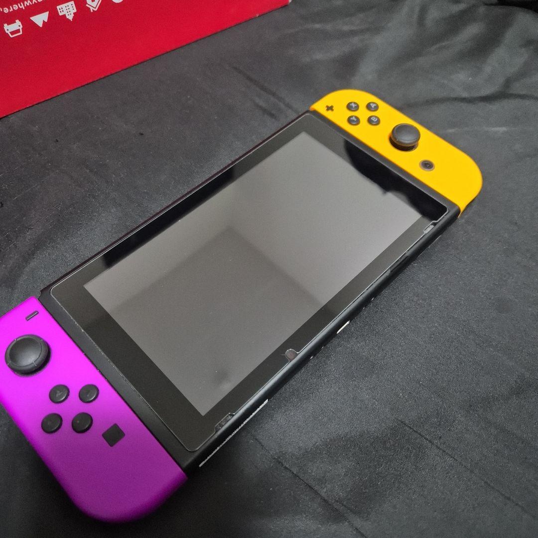 Nintendo Switch 限定色　紫黄色ジョイコン プロコン付き