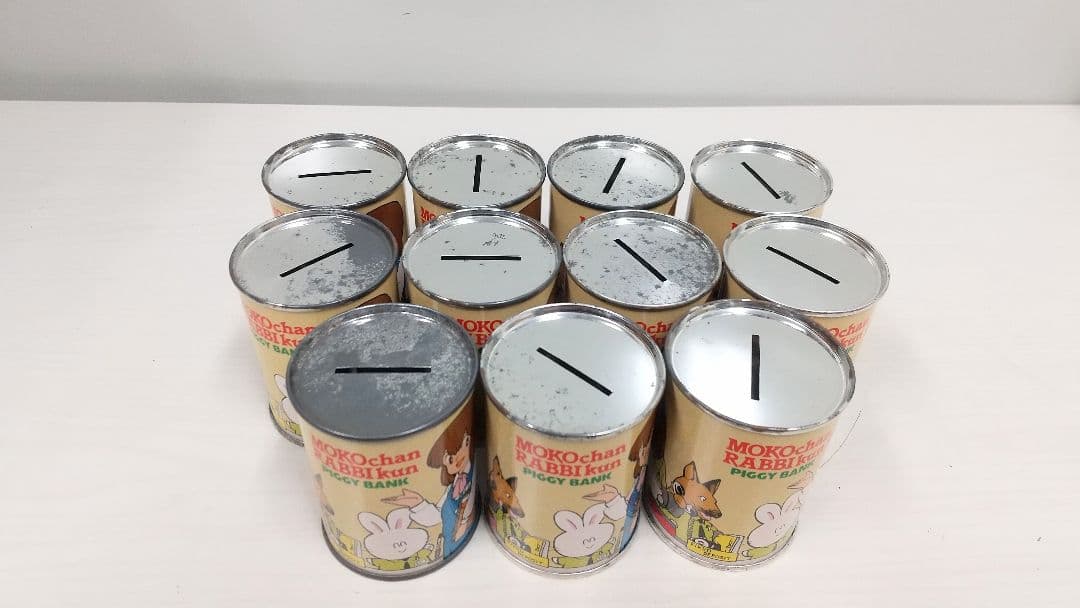 ①タミヤ プラモのモ子ちゃん＆ラビくん 貯金箱 おまとめセット