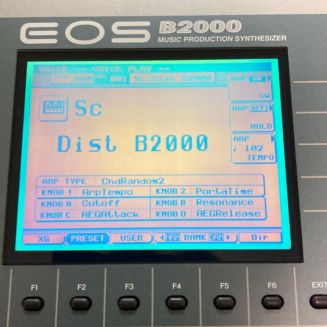 美品　YAMAHA EOS B2000 シンセサイザー